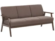 Sofa 3 Seater ASNES Fabric Brown_786881