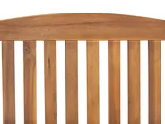 Garden Dining Set 6 Seater JAVA Acacia Wood Light Brown_802473