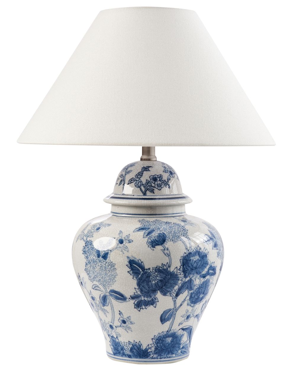 Table Lamp SORRAIA Porcelain White/ Blue