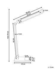LED Desk Lamp LEPUS with Motion Sensor Silver_1018662