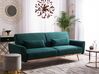 Sofa Bed 3 Seater EINA Velvet Emerald Green