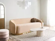 Sofa 2 Seater SIPO Boucle Beige_992947