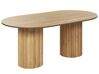 Dining Table SHERIDAN Natural Ash Wood 180 cm 100 cm
