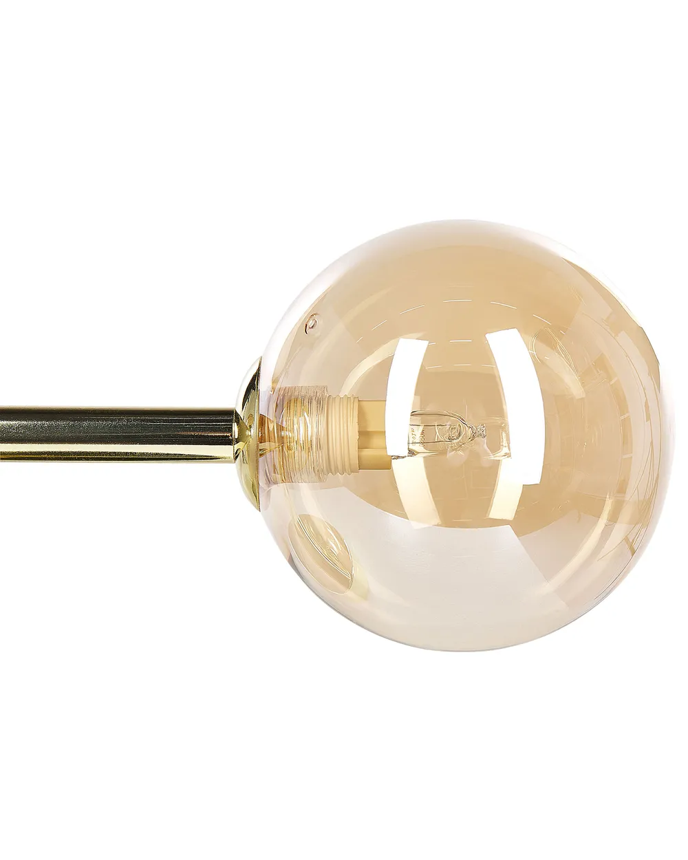 Vägglampa RAMIS Metall Guld_841354