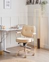 Desk Chair PARAMUS Faux Leather Beige