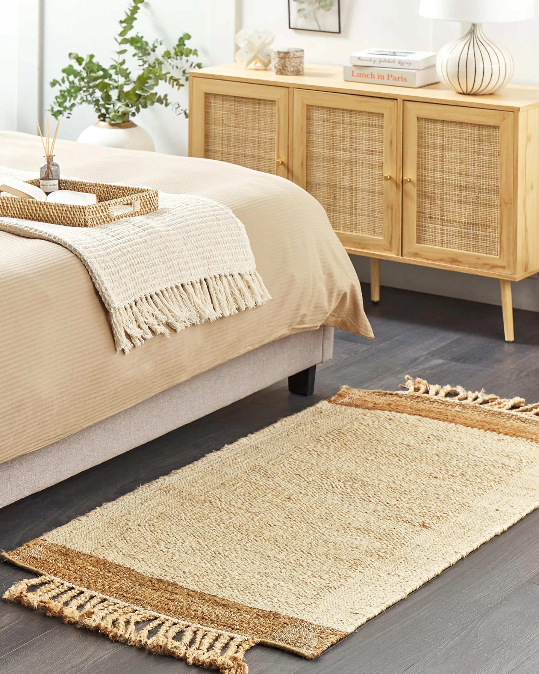 Matta DEDEMLI Beige 80 x 150 cm Jute_847547