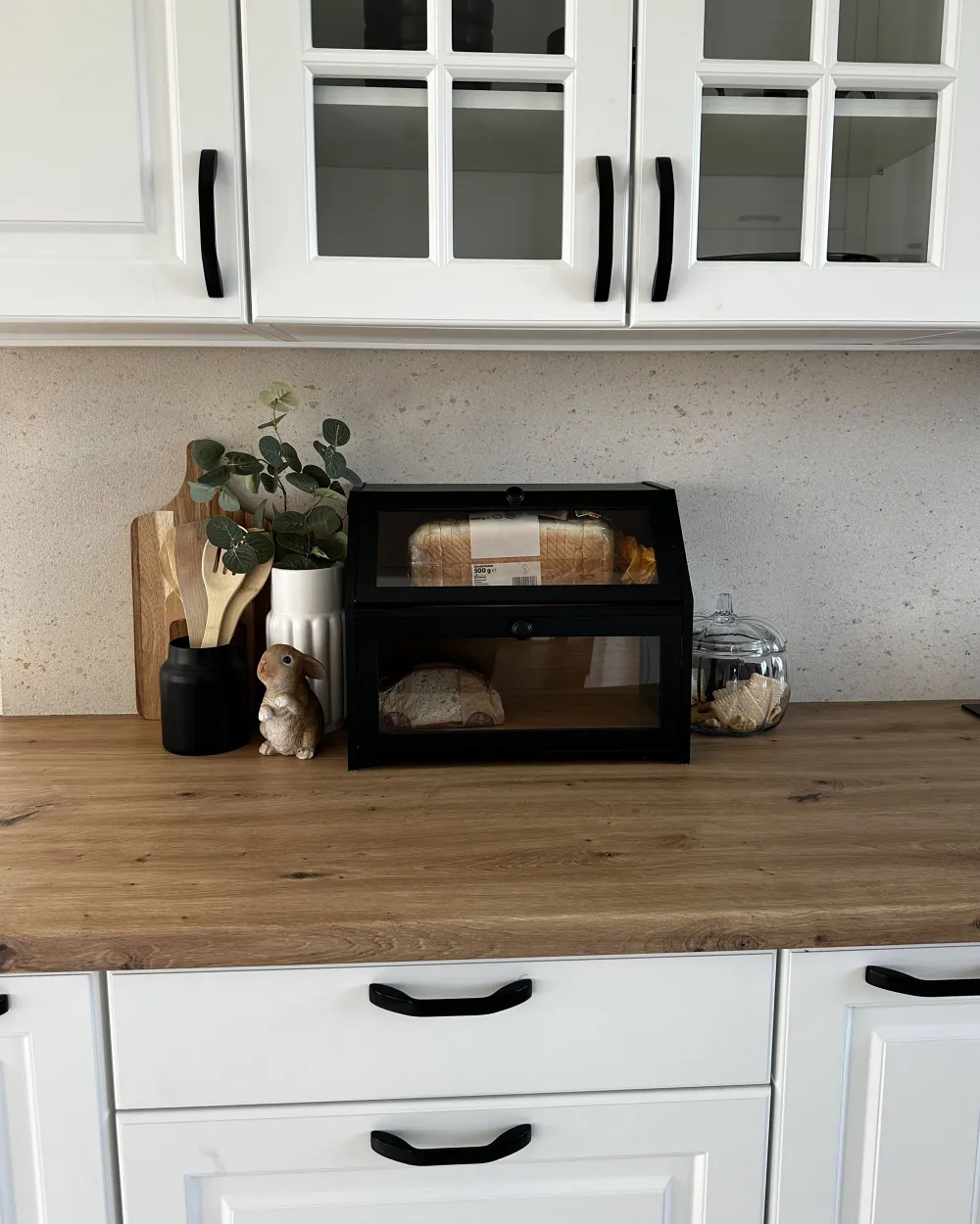 Leipälaatikko CROUTE Bambu Musta_1166421