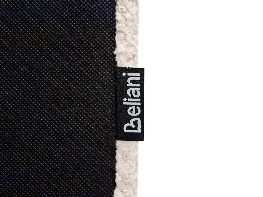 Säng med lamellram Bouclé ALBI 120 x 200 cm Off-White_1060925