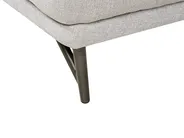Corner Sofa 3 Seater ELGA Linen Light Grey Left Hand_879315