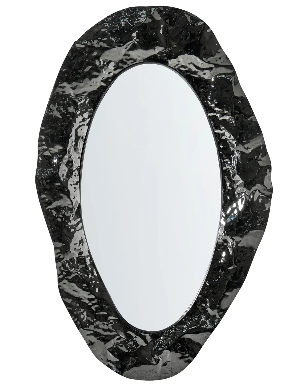 Wall Mirror LOGNES 56 cm 95 cm Black