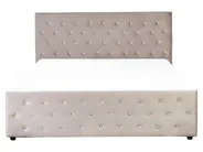 Säng med förvaring AMIENS Sammet Taupe 160 x 200 cm_914352