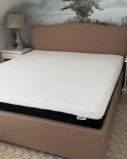 Bed Fabric MONTPELLIER 160 x 200 cm (EU King Size) Beige_997396