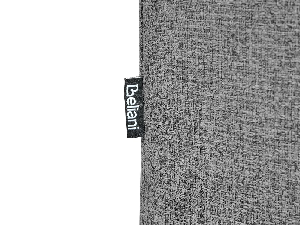 Corner Sofa Bed 3 Seater NASSJO Faux Linen Grey Right Hand_999962