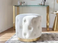 Sittpuff CARROLLTON Sammet Off-White_1190467