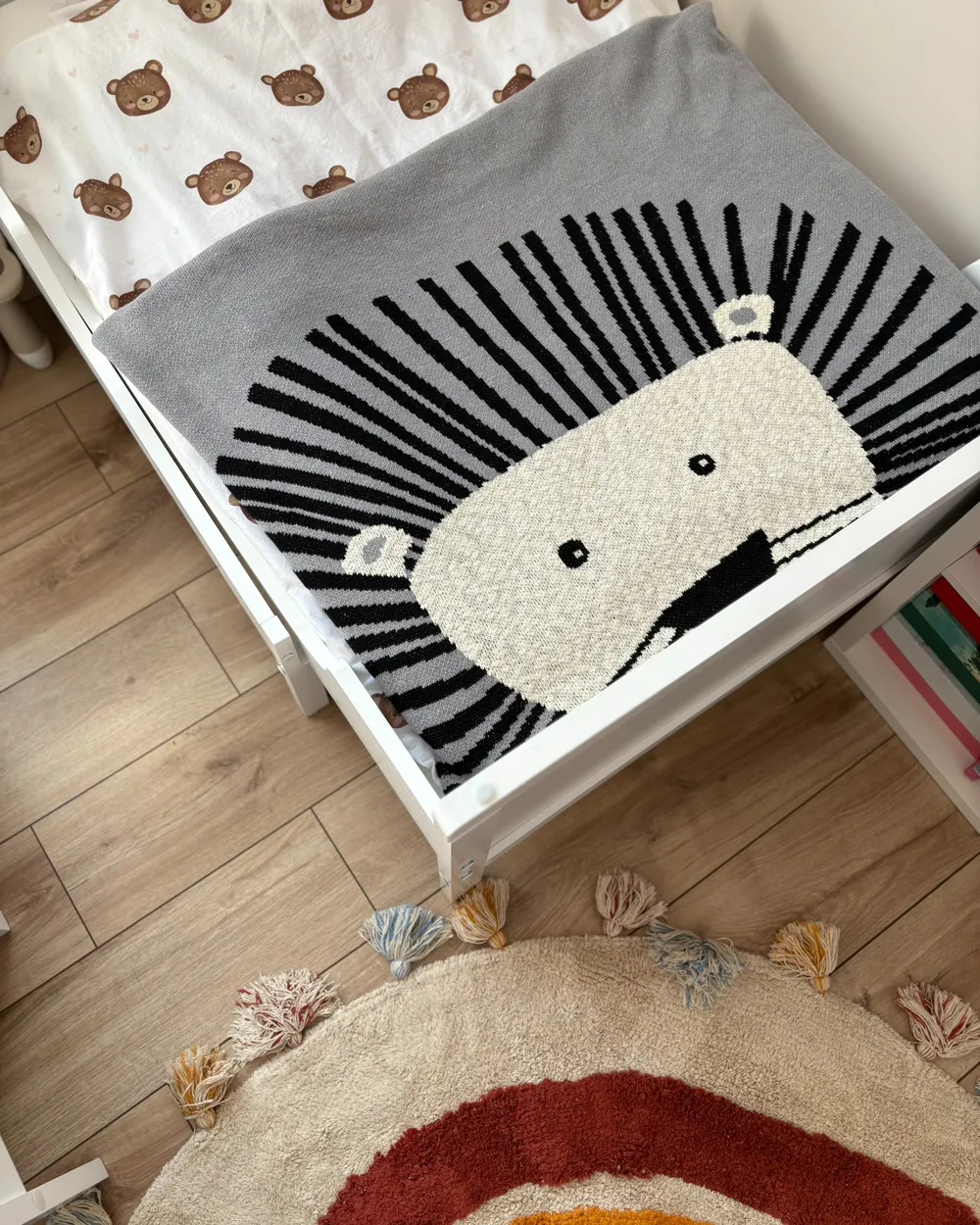 Blanket MATTA Cotton 130 x 170 cm Grey_983021