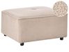 Ottoman AXEBO Boucle Beige