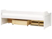Dagbädd med förvaring Furu ROYVILLE 90 x 200 cm Vit_936567