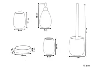 5-Piece Bathroom Accessories Set QUILA White_996494
