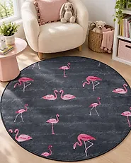 Matta KERTE Mörkgrå ø 120 cm_1176838