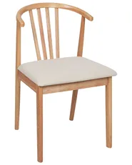 Ruokatuolisetti 2 kpl CRAIG puu Vaaleanruskea/beige_926560