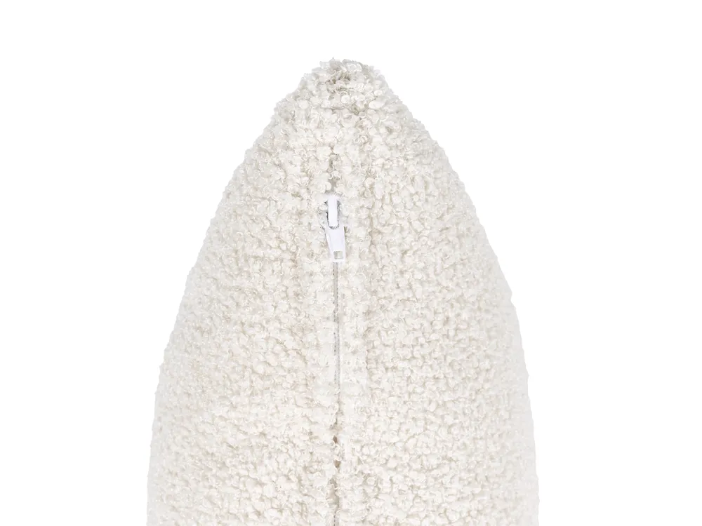 Soffa 2-sits EGEDAAL Bouclé Vit_1053471