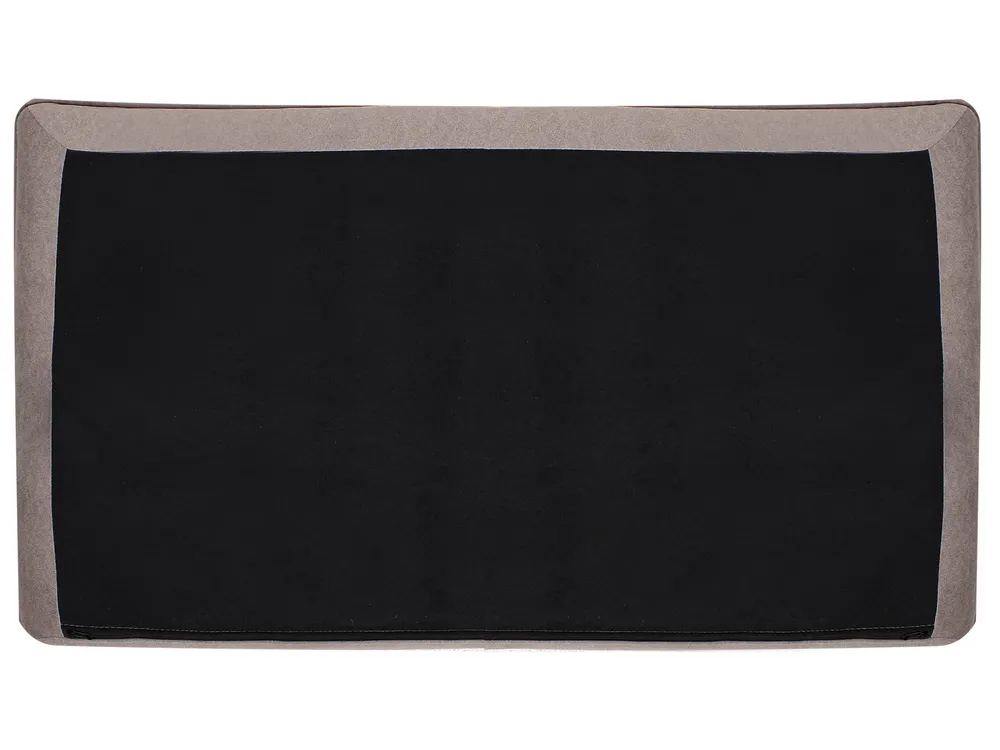 Corner Sofa 3 Seater ELVENES Velvet Taupe Left Hand_966864