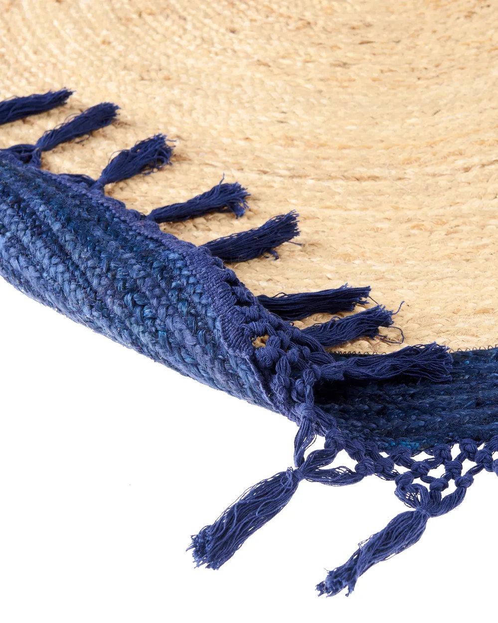 Matta MARTS Mörkblå ø 140 cm Jute_958860