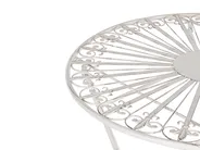 Bistro Table SCAFA 70 cm 70 cm Metal White_856087
