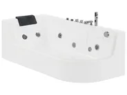 Corner Hot Tub with LED ACUARIO 1700 x 800 mm White Right Hand_755864