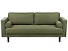 Sofa 3 Seater NURMO Fabric Dark Green
