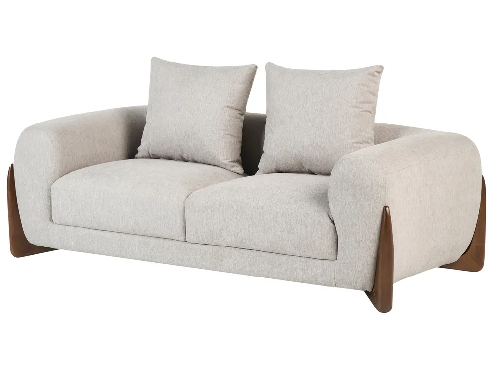 Living Room Set 6 Seater VINLIDEN Taupe_1048663