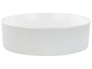 Countertop Basin TEBAR ⌀ 400 mm Ceramic Off-White_934707
