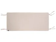 Garden Bench with Cushion SOVANA 120 cm with Storage Acacia Wood Beige_1110052