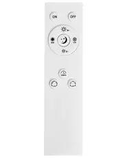 LED Ceiling Lamp TIVORA with Remote with Dimmer Light Brown_1131272