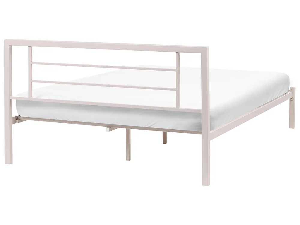 Sänky Metalli CUSSET 140 x 200 cm Vaaleanbeige_1162074