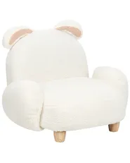 Barnfåtölj Kanin KANNA Bouclé Off-White_886903
