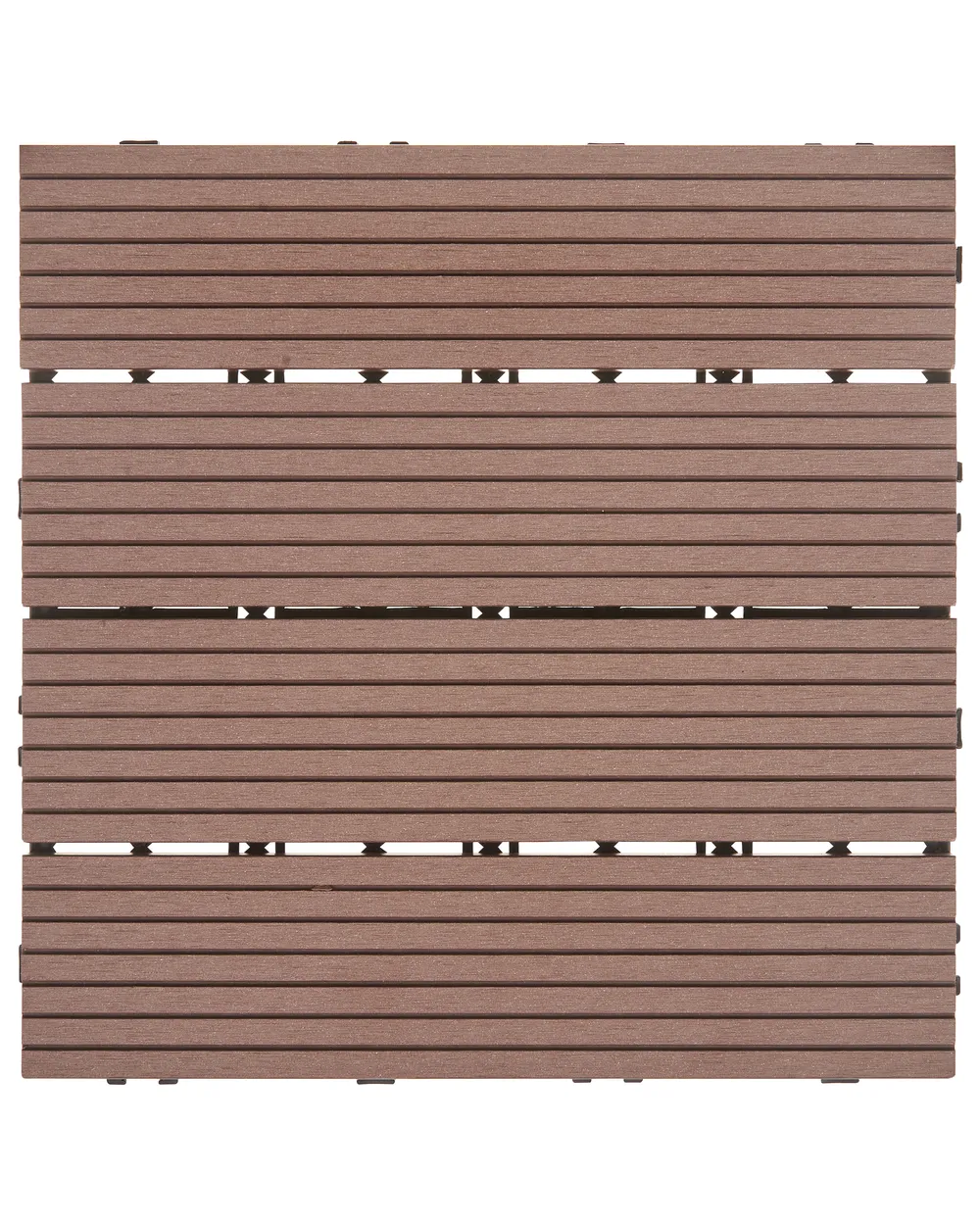 Outdoor Flooring ATELETA Wood-Plastic Composite (WPC) Brown_966664