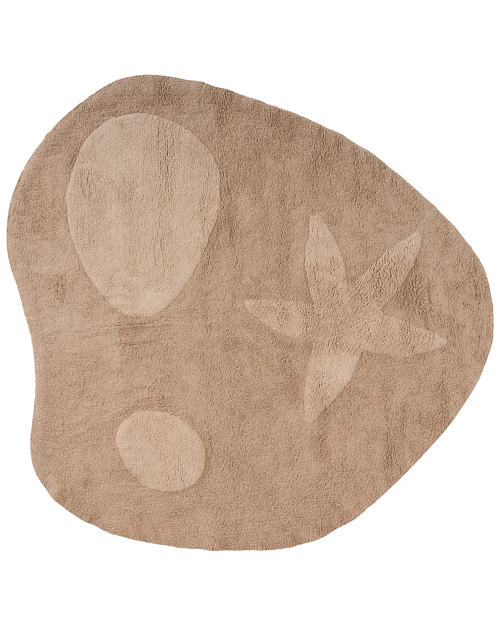 Barneteppe IRINGAL  Beige ø 120 cm Bomull