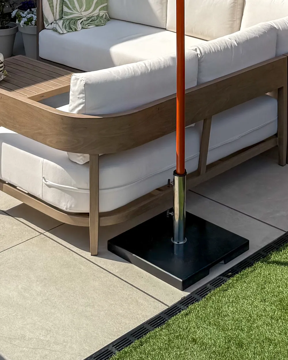 Parasol Base CEGGIA Square Black 25 kg_1017488
