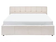 Seng med oppbevaring LAURESSES Lys beige 160 x 200 cm_1153510