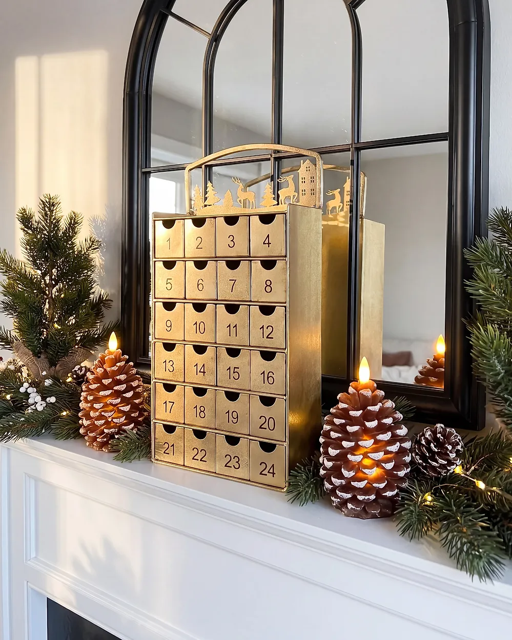 Christmas Decoration SEINAJOKI 41 cm Gold