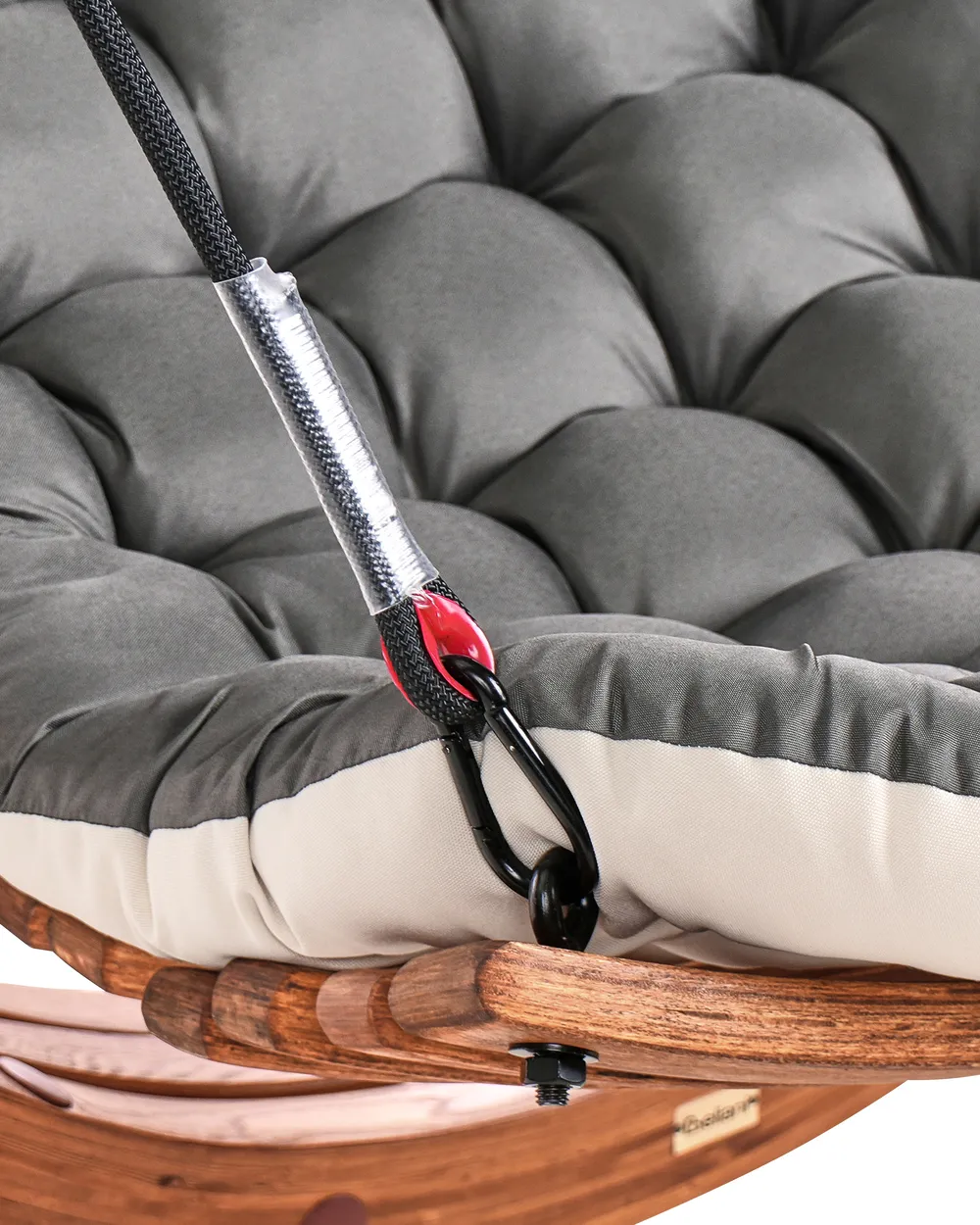 Hammock ALLISTE Lärkträ Brun_967362