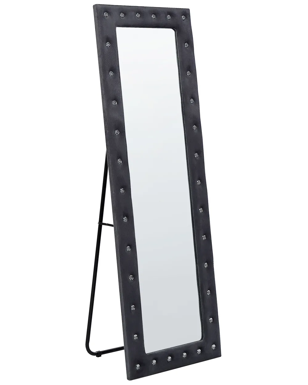 Standing Mirror ANSOUIS 150 cm Velvet Dark Grey_903990
