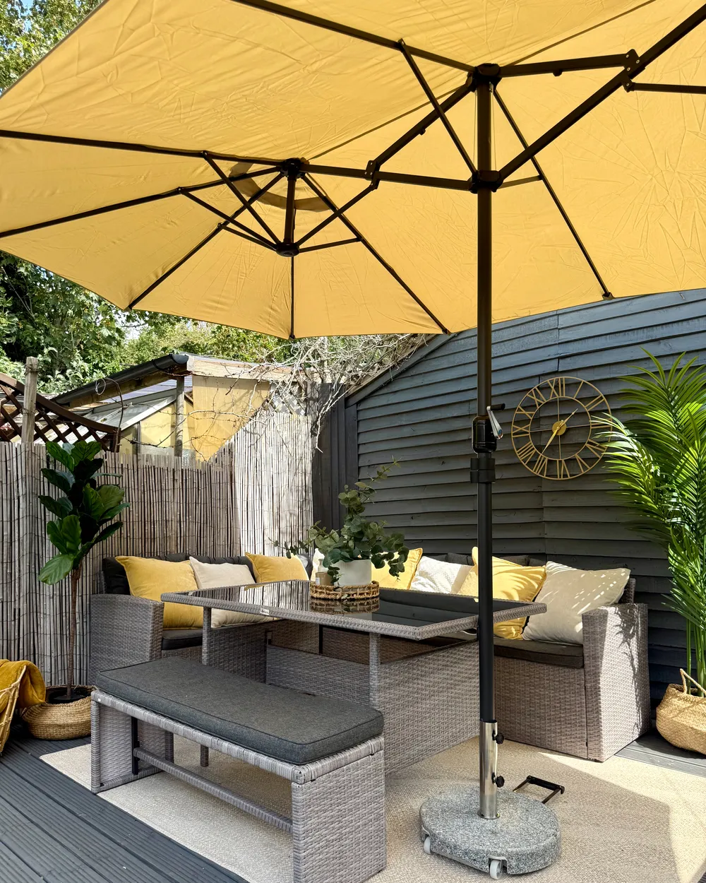 Parasol Base CERZETO Round Grey 30 kg_1023754