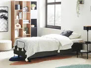 Adjustable Bed without Headboard Fabric DUKE II 90 x 200 cm (EU Single) Dark Grey_987312