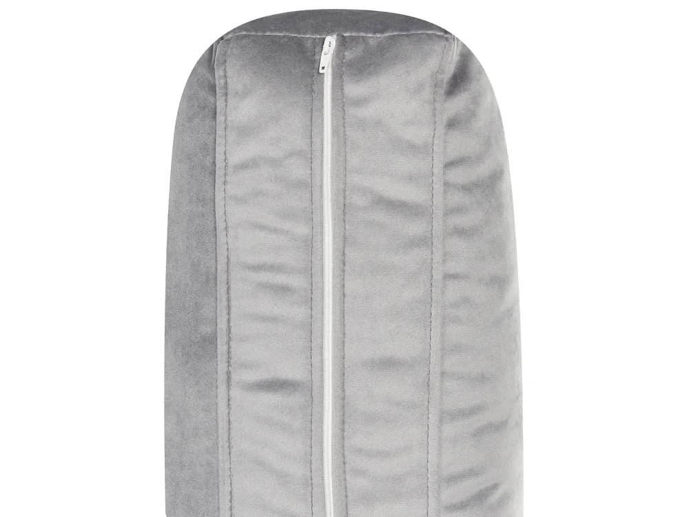 Corner Sofa 4 Seater VINTERBRO Velvet Grey Right Hand_900554