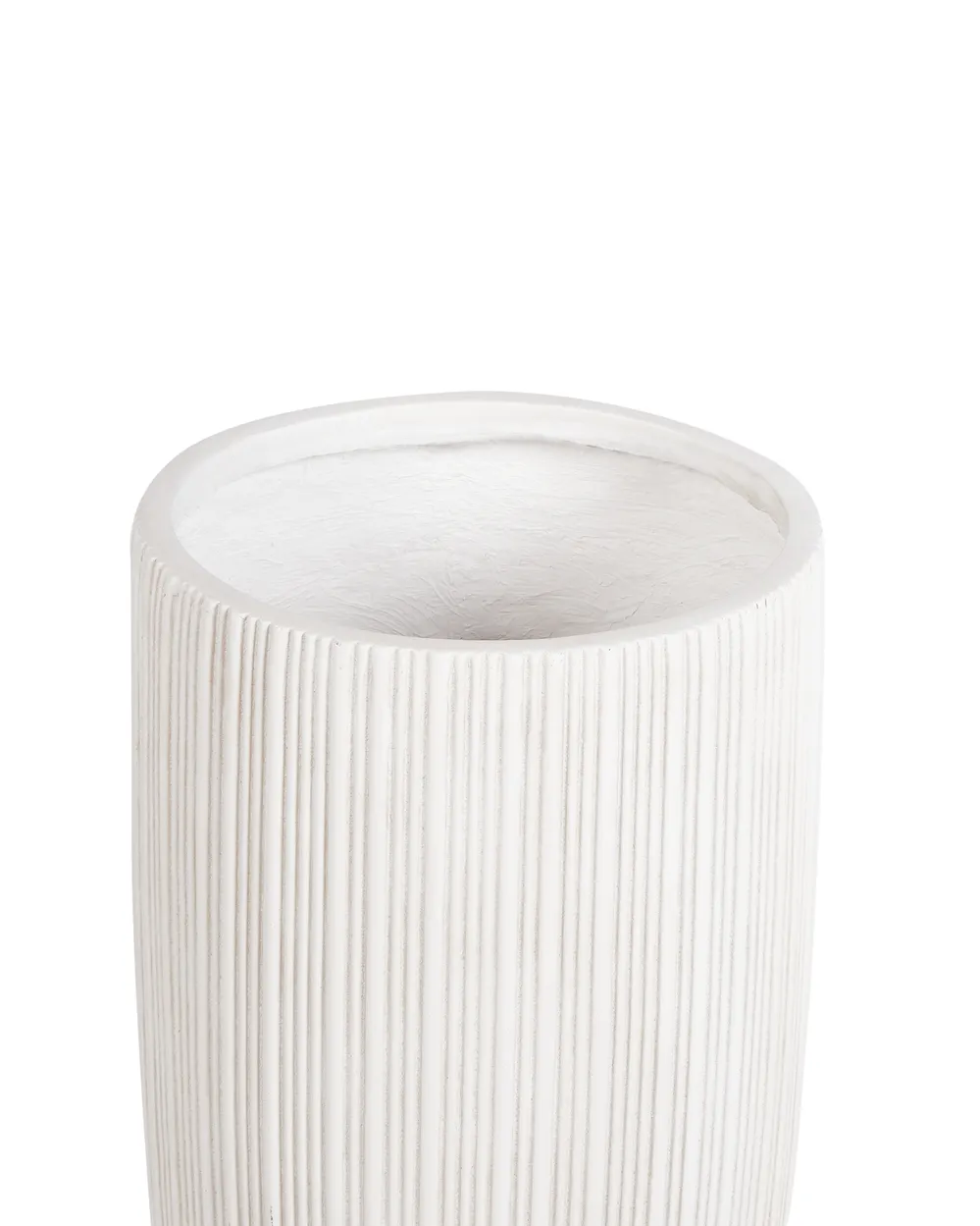 Plant Pot ZELKOVA 35 cm Light Beige_959602