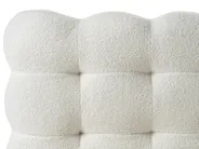 Säng med lamellram Bouclé SOULISSE 140 x 200 cm Off-White_1129886