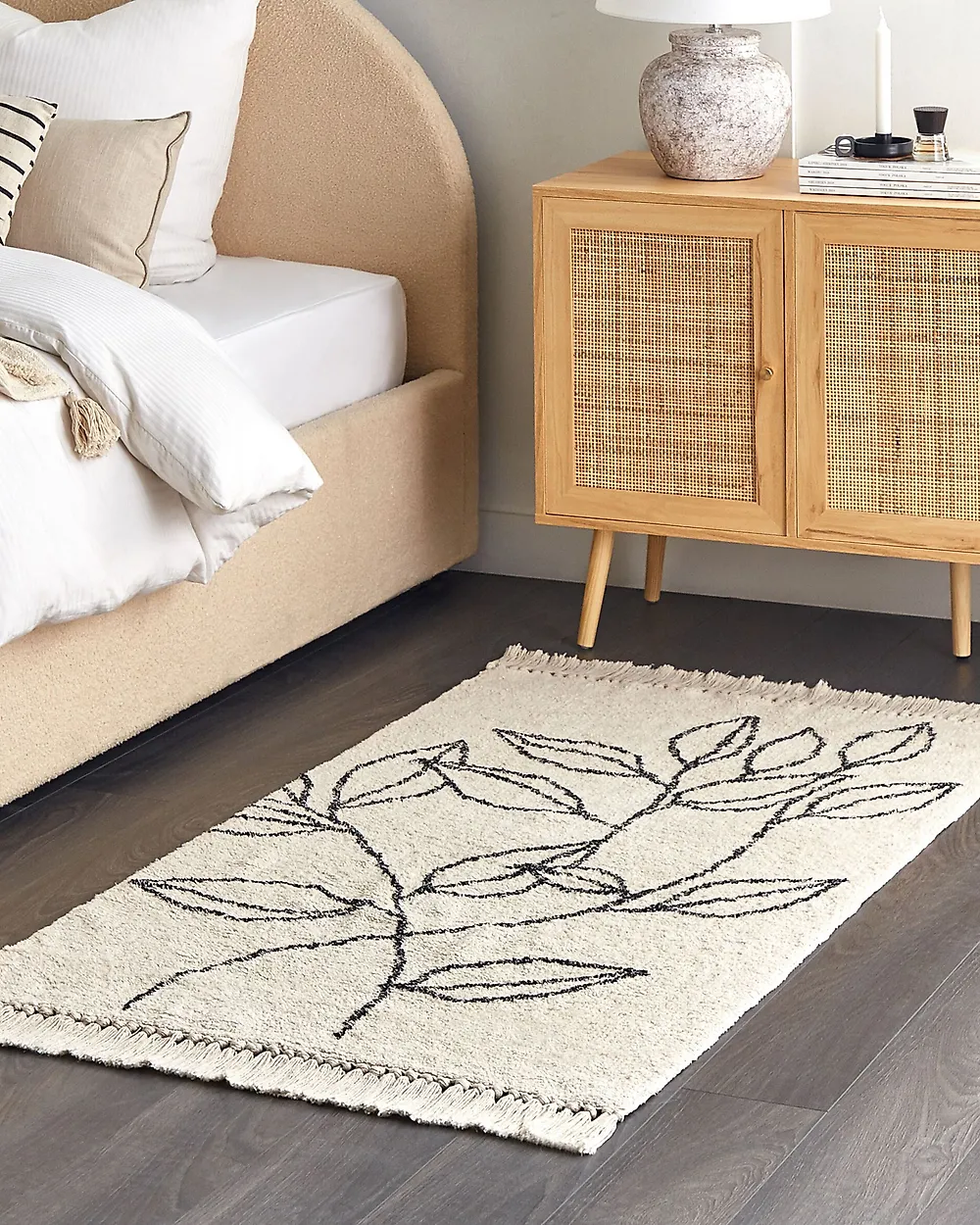 Matta SAZLI Beige 80 x 150 cm Bomull_1183649