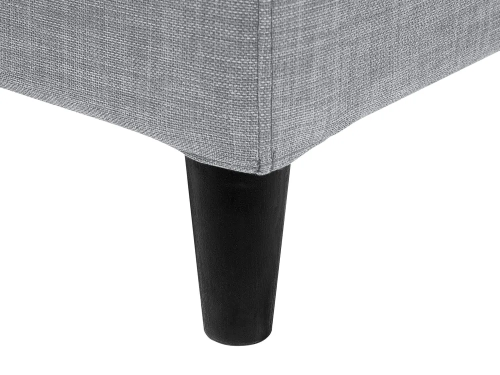 Bed Frame Cover FITOU 160 x 200 cm Light Grey_752853